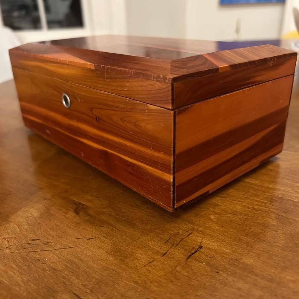 Vintage Lane Miniature Cedar Chest Box, 1950’s